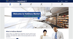 Desktop Screenshot of hotdocsmarket.com